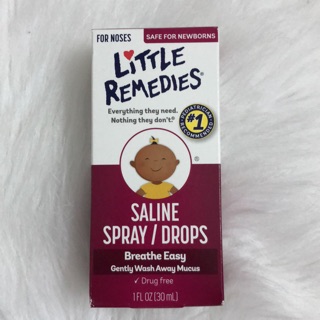 Nước nhỏ mũi Little Remedies của Mỹ cho bé từ sơ sinh 30ml