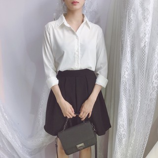 [Có size đại] Áo sơ mi công sở cơ bản phong cách Hàn Quốc, áo somi basic