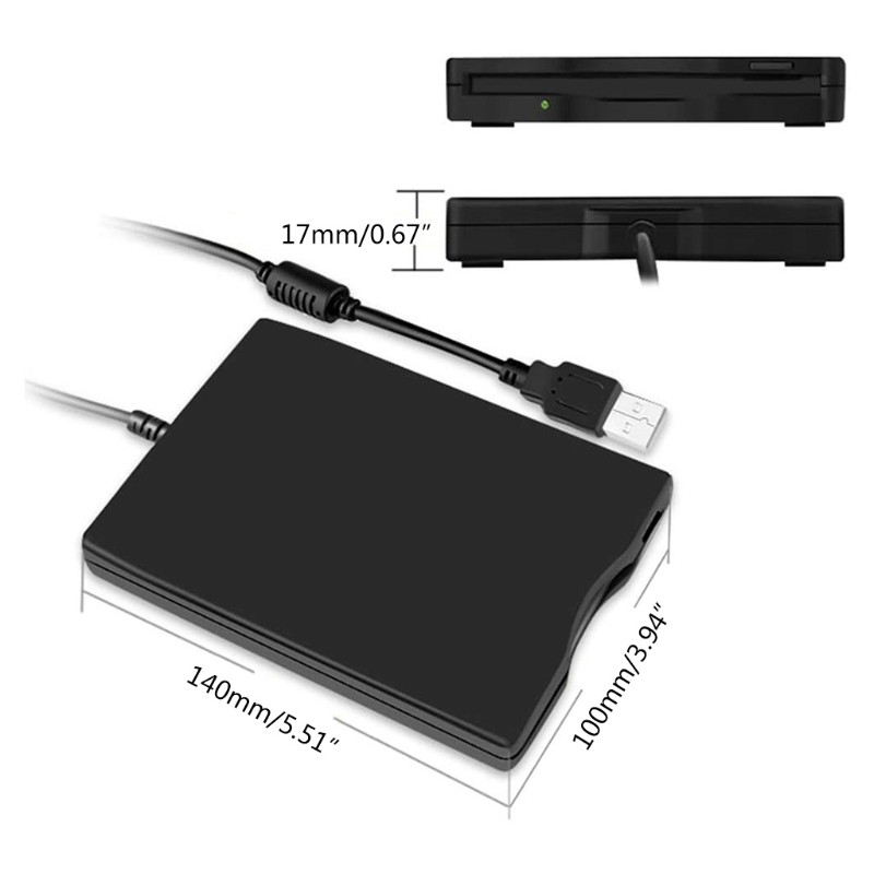 Ổ Đĩa Mềm Ngoài 3.5 Inch Usb 1.44mb Cho Laptop Notebook Pc | BigBuy360 - bigbuy360.vn