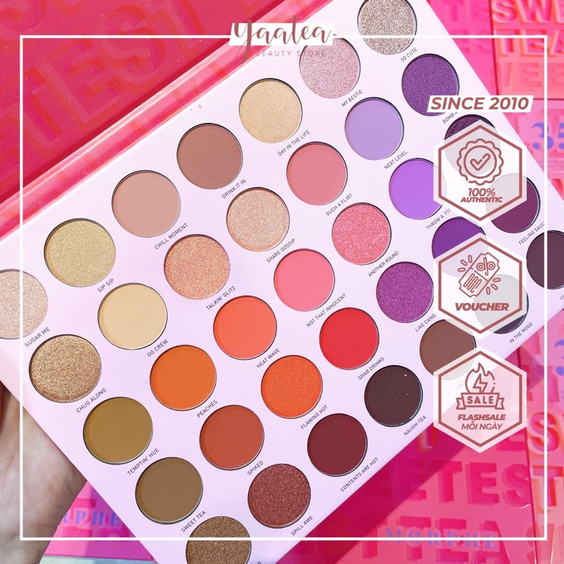 Bảng phấn mắt Morphe Sweetest Tea Artistry Palette