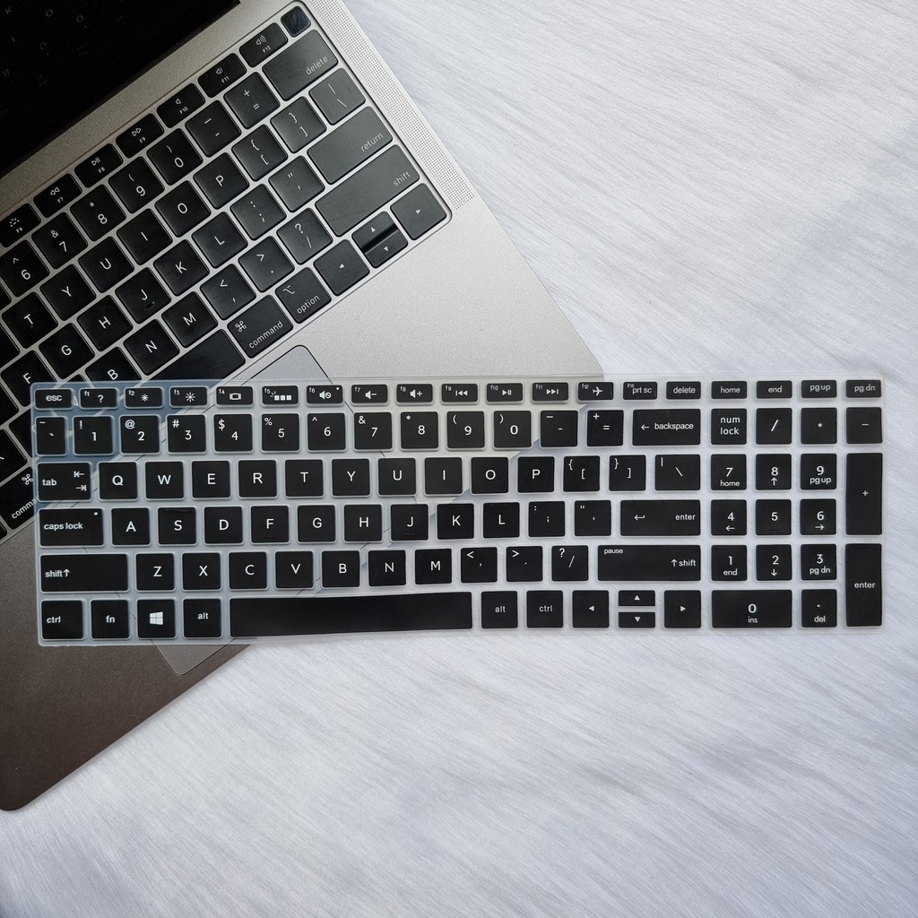 Miếng silicon phủ bàn phím laptop HP 15 type 1- Loại ôm phím