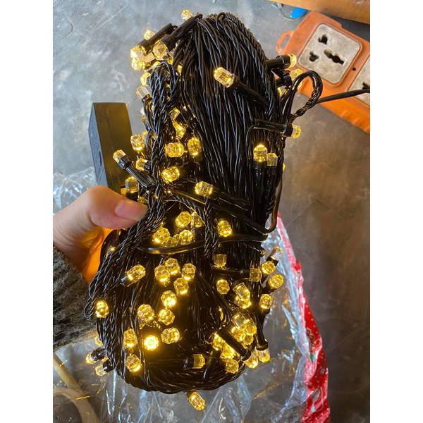 DÂY LED NHÁY KIM CƯƠNG TRANG TRÍ CUỐN CÂY NGOÀI TRỜI DỊP LỄ TẾT, NOEL