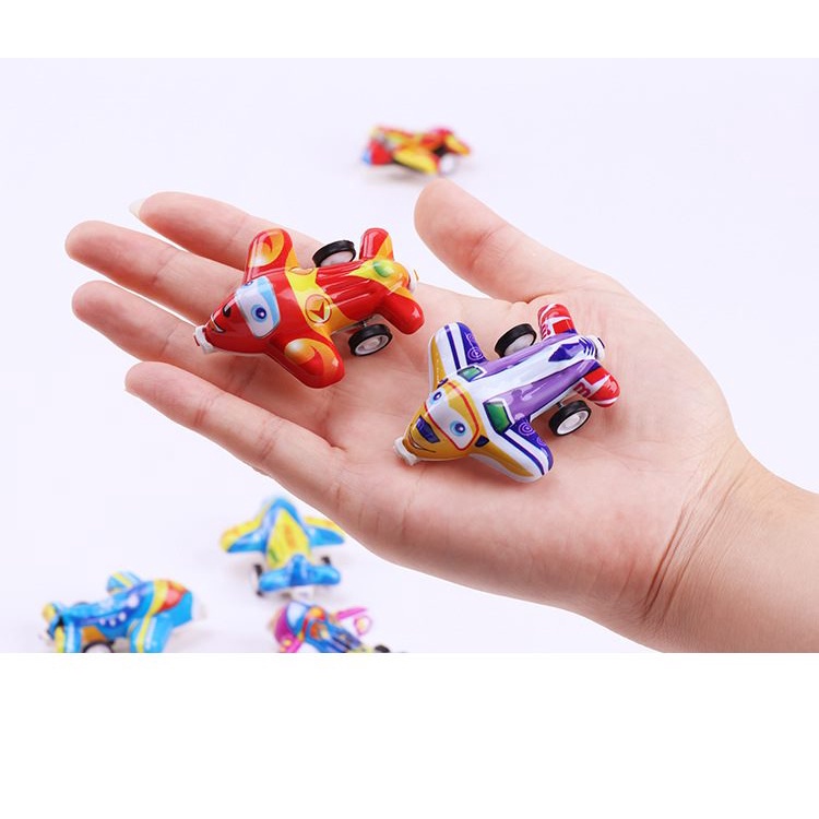 Mô hình đồ chơi máy bay mini chạy bằng dây cót cho bé