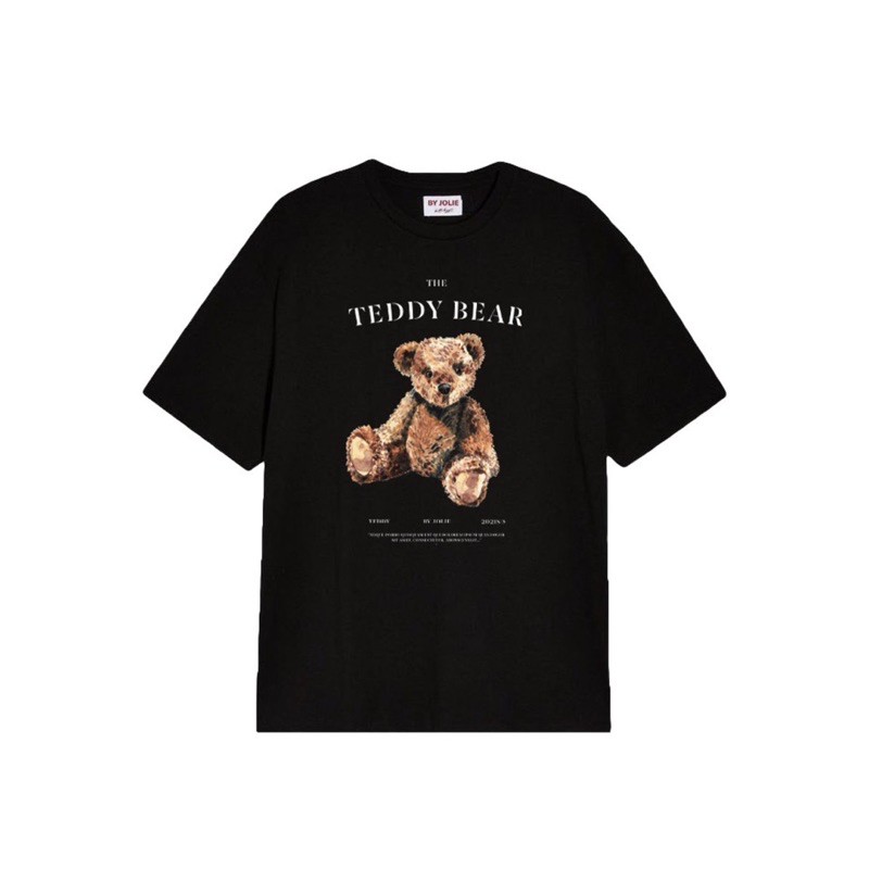 Áo phông &quot;THE TEDDY&quot; byjolie unisex chất cotton thoáng mát