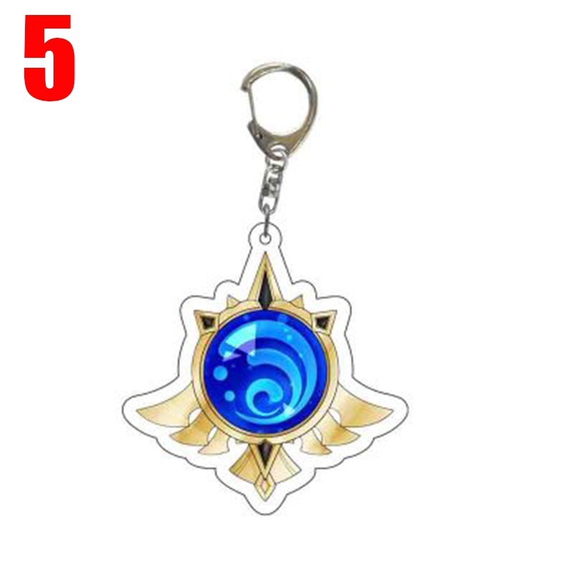 Móc Khóa Nhựa Acrylic Hình 7 Vũ Khí Của Game Genshin