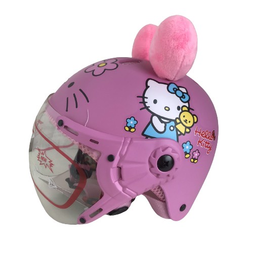 Mũ bảo hiểm trẻ em kính chống lóa - V&amp;S Helmet - AT103KS - Dành cho bé từ 2 đến 5 tuổi, Vòng đầu 48-50cm, nặng dưới 16kg