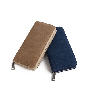 Ví dài nam nữ cầm tay chất liệu vải cao cấp 2 màu cơ bản,VÍ NAM NỮ CAO CẤP