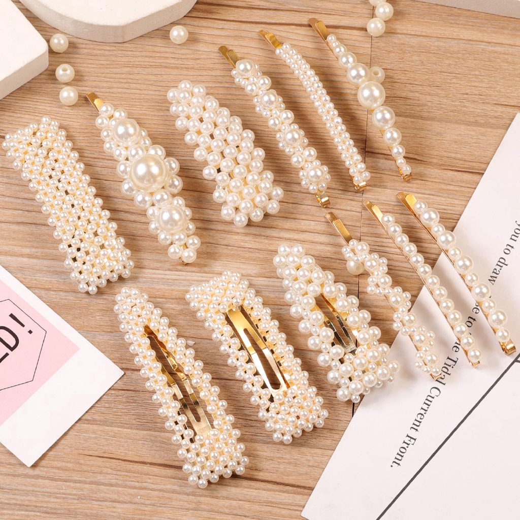 Ins Popular Korean Stylish Girls Hair Clip,Women Imitation Barrette,New Pearl Hairpin,Cute Headwear
