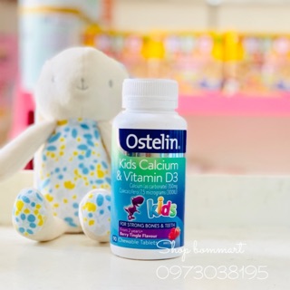Canxi vitamind3 ostelin kid 90 viên cho bé