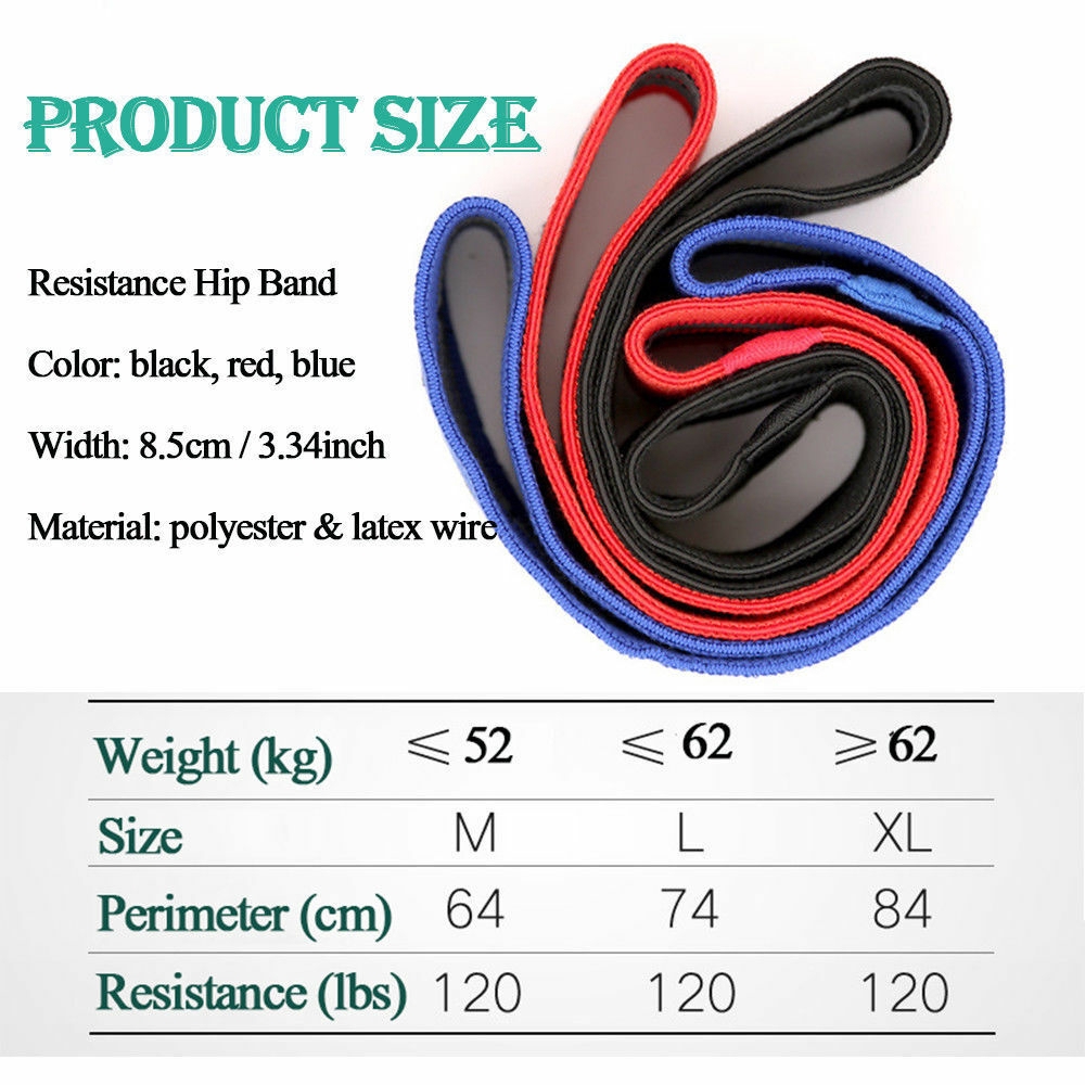 Booty Band Bands Circle Loop Resistance Band Glute Butt Workout Exercise Body Building for Legs Thigh Hip Non-slip Unisex
