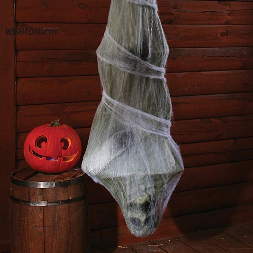 Phụ kiện dài 1.8m hình xác ướp dùng trang trí cho tiệc Halloween