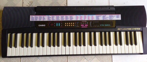 Đàn Organ Casio dùng luyện ngón