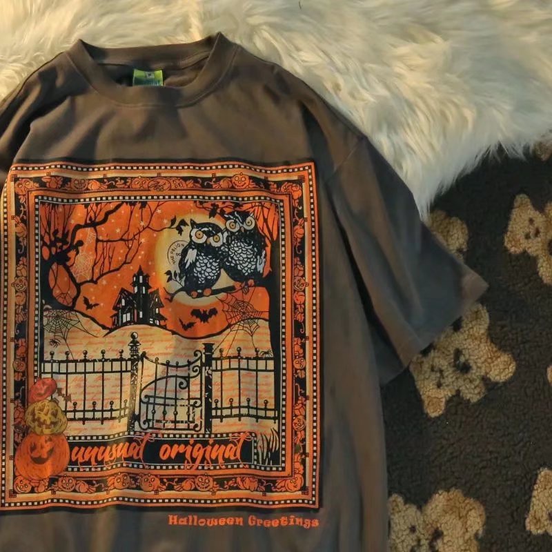 Áo Thun Nam Cổ Tròn Ngắn Tay In Hình Phong Cách Hip hop Thời Trang Mùa Hè Size M-3XL