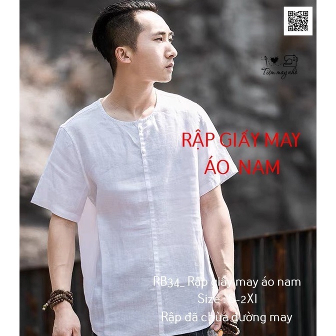 RB34_Rập giấy may áo nam