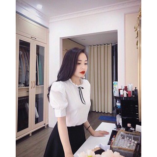 Sơ mi trắng ngắn tay