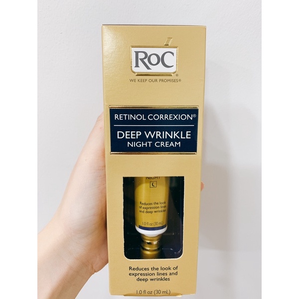 Kem dưỡng đêm chống nhăn chuyên sâu Roc Retinol Correxion Deep Wrinkle Night Cream