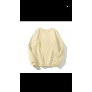 [Ảnh thật] Áo sweater unisex in nỉ bông (35-68kg).