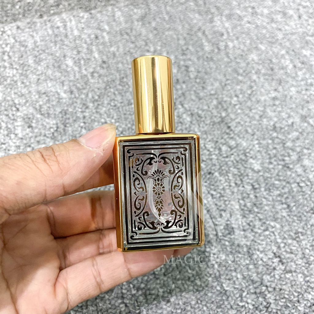 Chai chiết nước hoa thủy tinh 15ml loại đẹp kín không rò rỉ, chảy nước dạng phun sương!