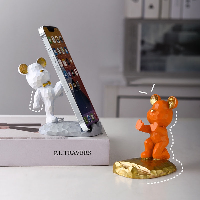 Giá đỡ điện thoại hình gấu bear siêu đáng yêu