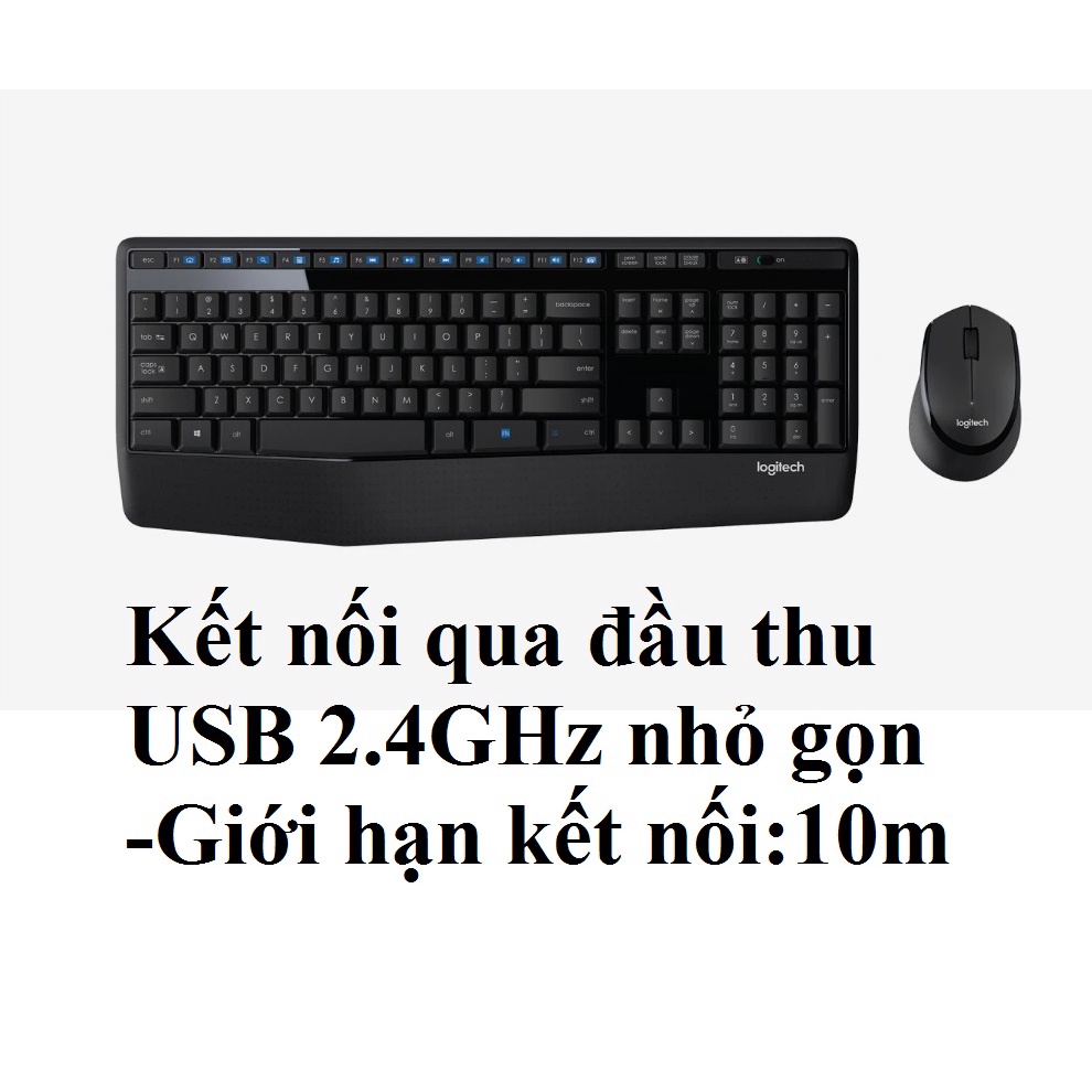 Bộ chuột và bàn phím không dây Logitech MK345