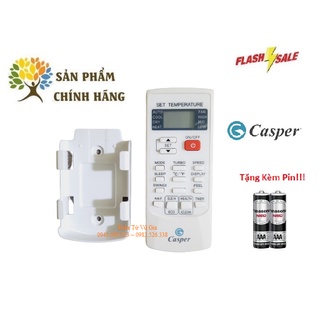 Mua Remote Điều khiển điều hòa Casper- Hàng mới chính hãng theo máy 100% Tặng kèm Pin + Đế treo tường