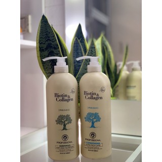 Bộ dầu gội xả cao cấp biotin & collagen phục hồi chống rụng tóc