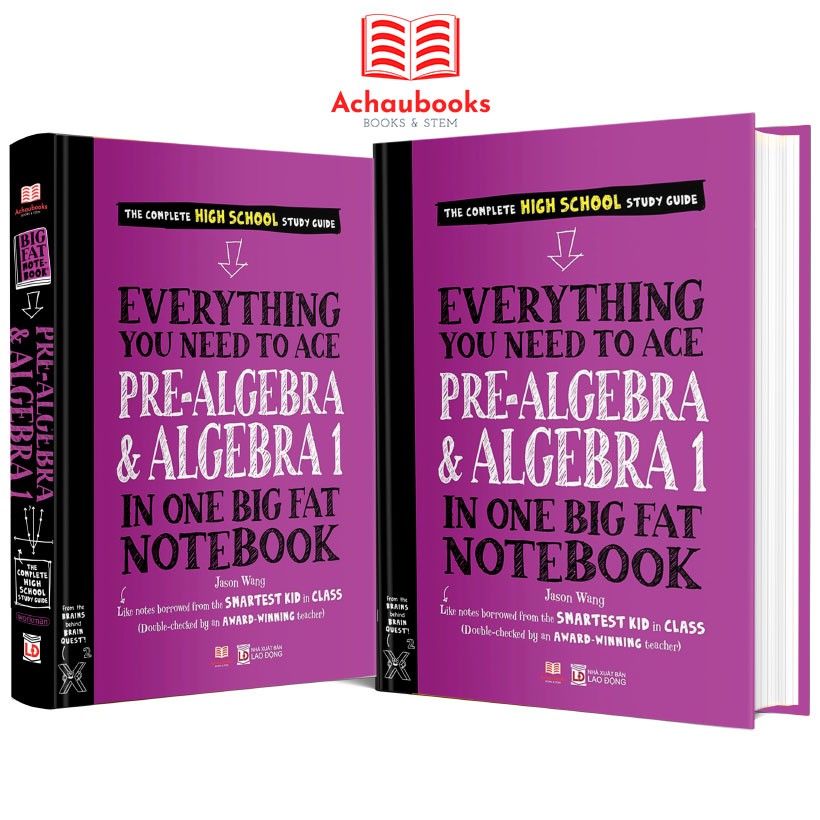 Sách Everything you need to ace prealgebra and algebra1, Sổ tay đại số - Á Châu Books