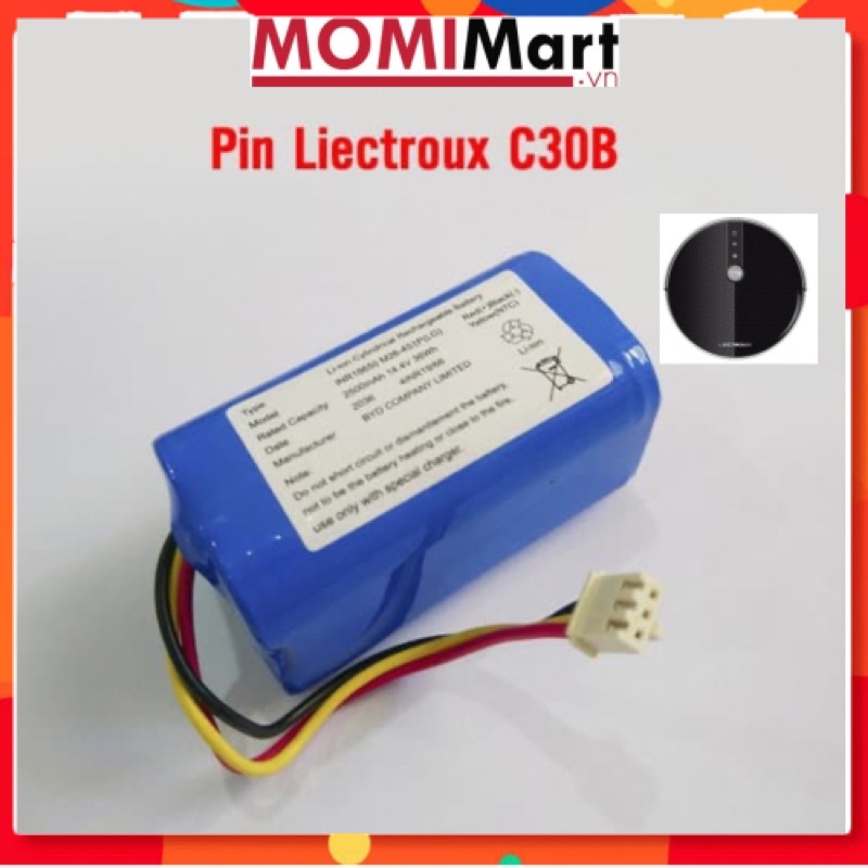 PIN ROBOT HÚT BỤI  LIECTROUX C30B