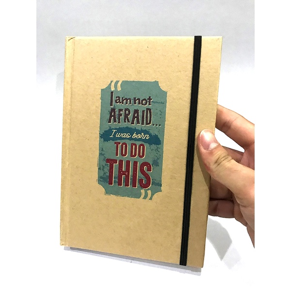 Sách - Notebook - I Am Not Afraid...I Was Born To Do This TSM0447