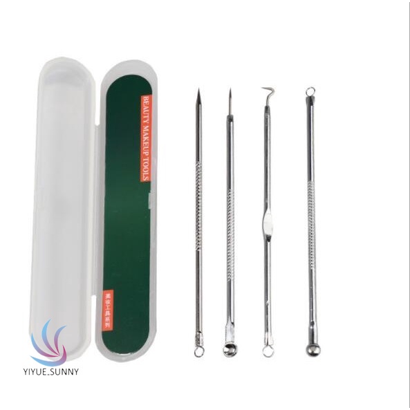 Set 4 dụng cụ nặn mụn đầu đen chất lượng cao tiện dụng