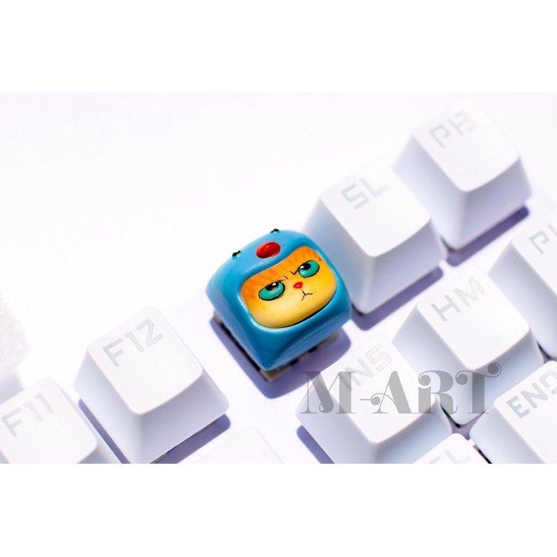 Nút bàn phím cơ Mèo dễ thương blue - Meowy Keycaps
