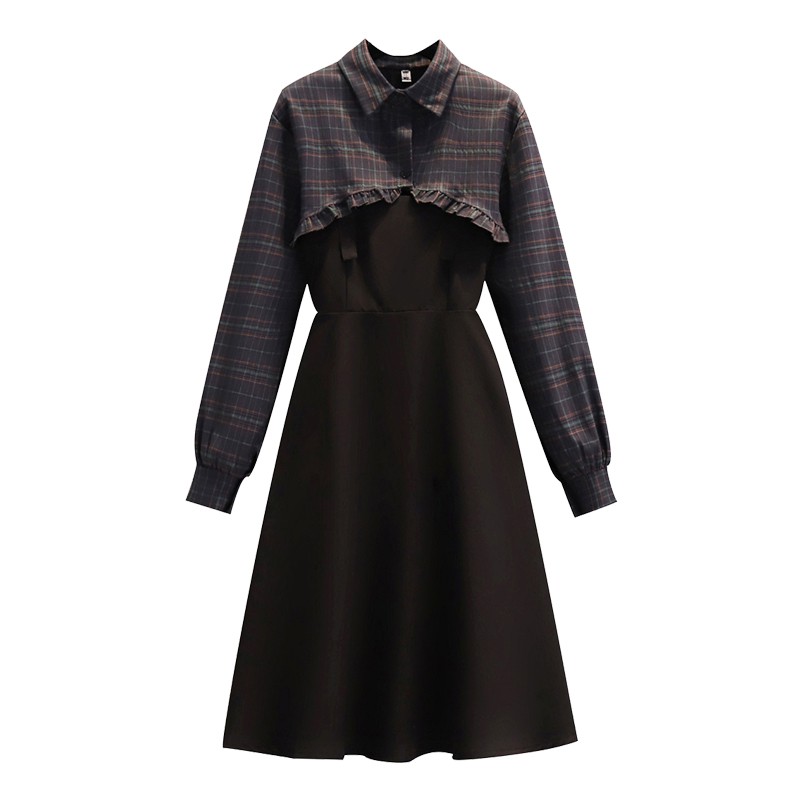 🌸Hàng Order🌸 Sét Váy Bigsize Áo Sơ Mi Phối Váy 2 Dây Kẻ Ca Rô Cá Tính Năng Động🌸Hàng Quảng Châu | BigBuy360 - bigbuy360.vn