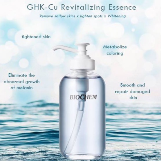 Tinh chất dưỡng ẩm phục hồi da chống lão hóa giúp da luôn mịn màng trẻ trung BIOCHEM GHK-Cu Revitalizing Essence 120ml