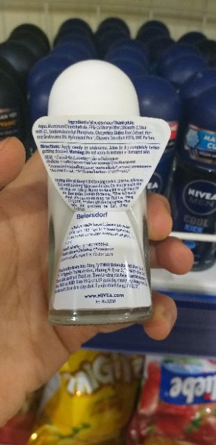 Lăn Ngăn Mùi NIVEA Trắng Da Mờ Vết Thâm 50ml