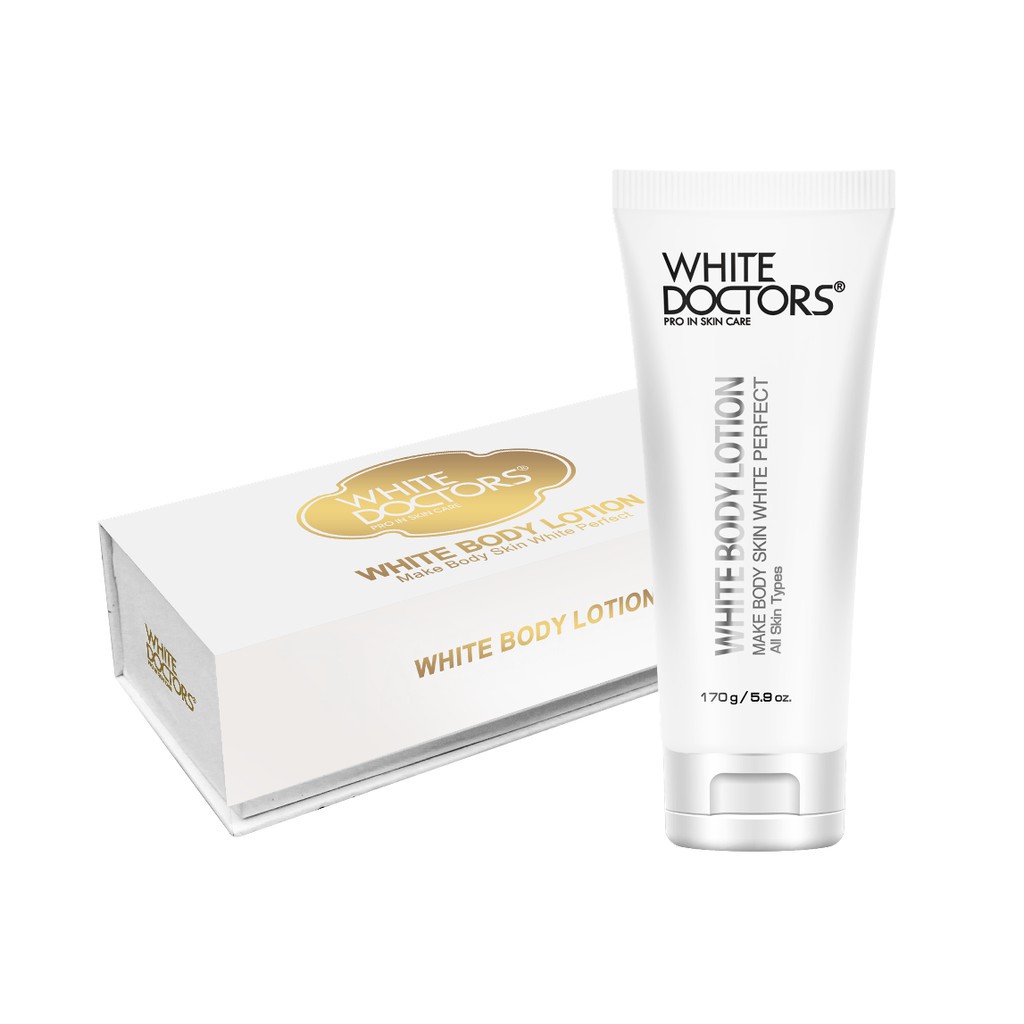 Kem dưỡng thể trắng da toàn thân White Doctors White Body Lotion 170g - Mỹ Phẩm Mai Hân