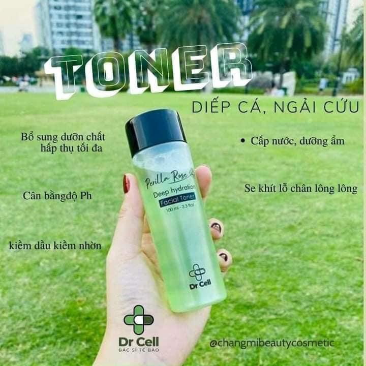 MUA 2 TẶNG 1 - Toner Tuýp dùng thử  Dr cell dưỡng ẩm cho da nhạy cảm, giúp giảm mụn,trắng da
