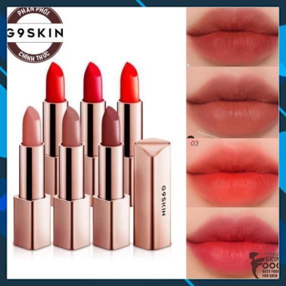 [CHÍNH HÃNG] - [FREESHIP] - Son Kem Lì, Siêu Mịn Mượt, Lên Màu Chuẩn G9Skin First V-Fit Velvet Tint 3.5g