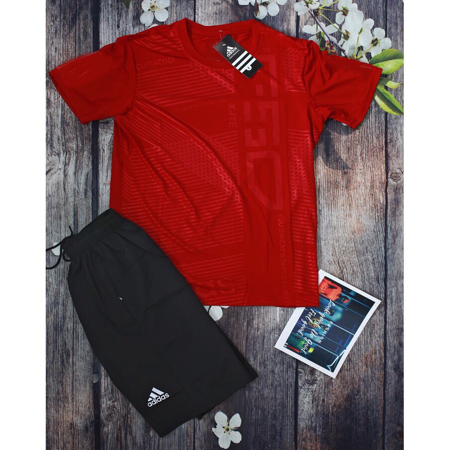 Bộ Quần Áo Thể Thao Nam Cổ Tròn Ép Vân Cao Tần F50 Siêu Đẹp | BigBuy360 - bigbuy360.vn