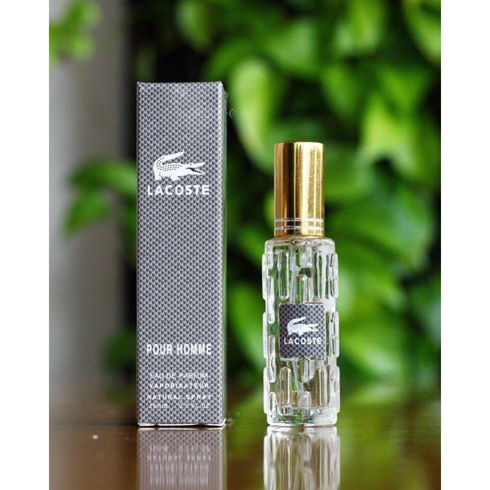 Nước hoa nam lacoste mini chai 20ml dạng xịt- mẫu 4d- Mùi lacoste