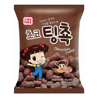 Bánh snack Cosmos phủ socola - 코스모스 초코팅 - Snack ăn vặt gói 30g - Bánh kẹo Hàn - Hàng nội địa Hàn Quốc