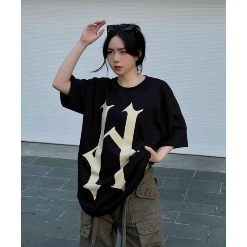 Áo Thun In Based In Chữ 2 Mặt, Form Áo Nam Nữ Unisex Năng Động Trẻ Trung