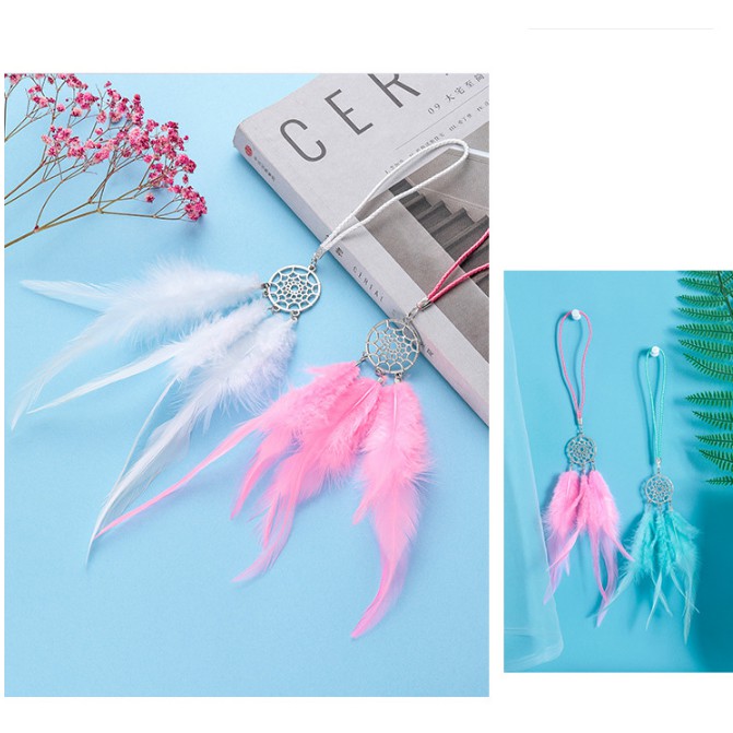 BN30 Phụ kiện treo trang trí Dream Catcher X122, phụ kiện treo xe treo túi xách treo móc khóa