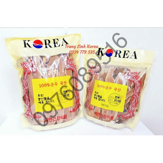 Nấm Linh Chi Thái Lát Chính Hãng Hàn Quốc, Túi 1kg