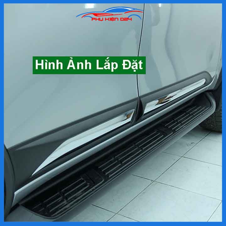 Bậc bệ lên xuống Fortuner 2017-2018-2019-2020-2021 bệ dẫm, bệ bước chân chuẩn theo xe