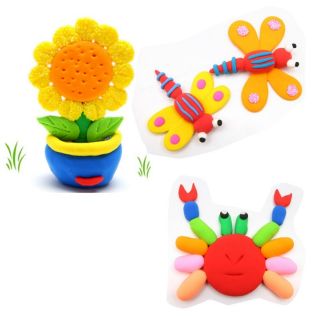 Đồ Chơi Cho Bé Đất Sét Nhật (SUPER CLAY) đất nặn siêu nhẹ dẻo và dai.