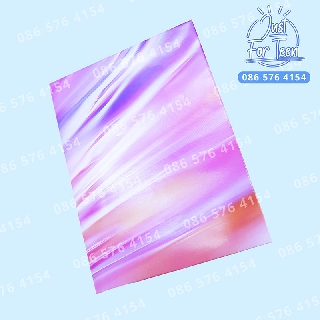 GIÁ SỐC - Bao tập galaxy hologram 7 màut tông hồng cho học sinh - bọc vở bạn gái - giấy bao tập vở sinh viên cho nữ