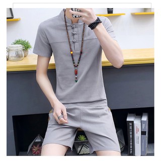 ( SALE SÔC) bộ  Đũi Nam cộc tay MẶC CỰC PHÊ