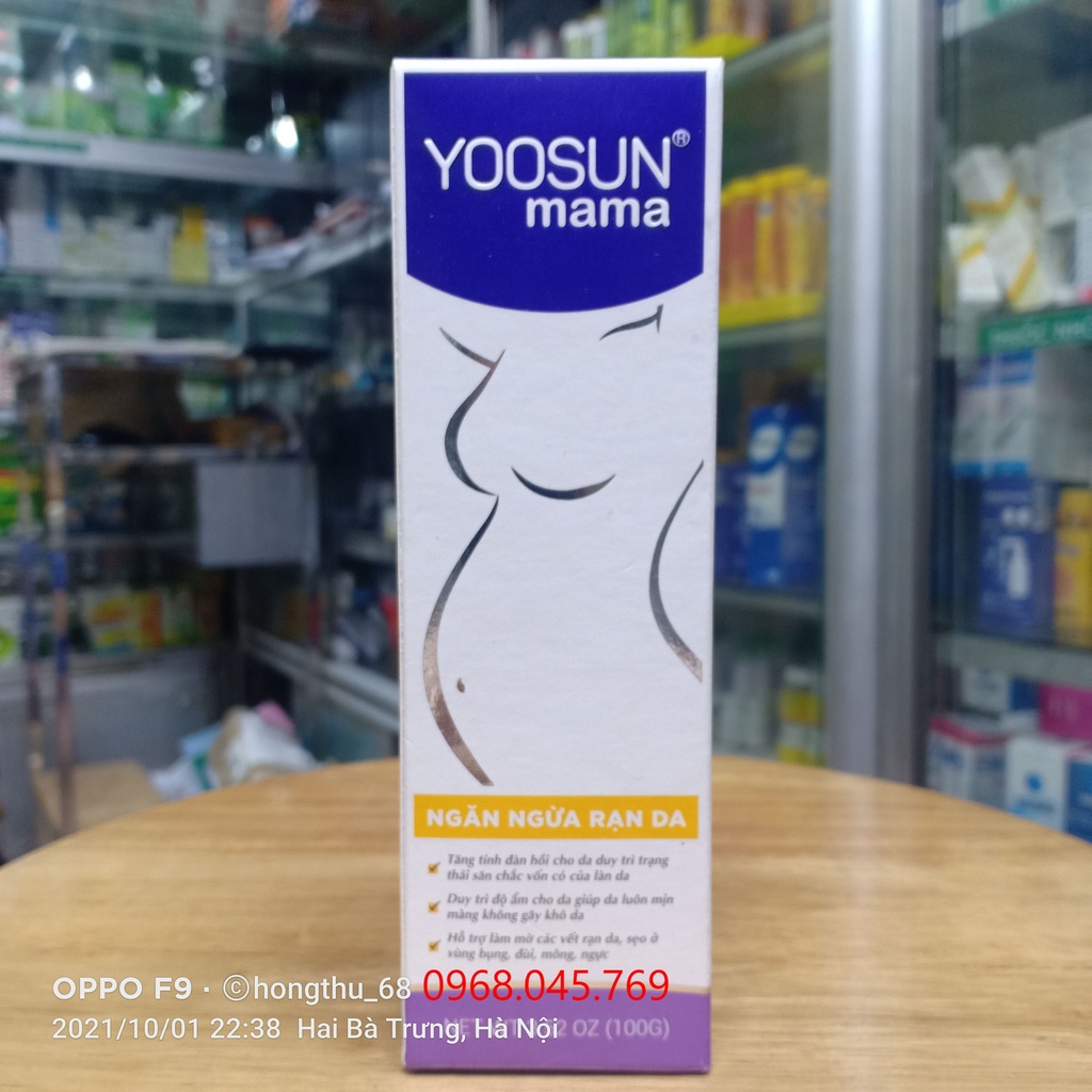 Kem bôi ngăn ngừa rạn da YOOSUN mama tuýp 100g