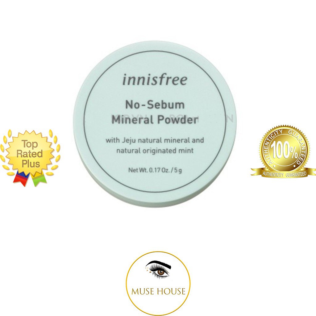 Hàng Hàn- Phấn Phủ Kiềm Dầu Innisfree No Sebum Mineral Powder