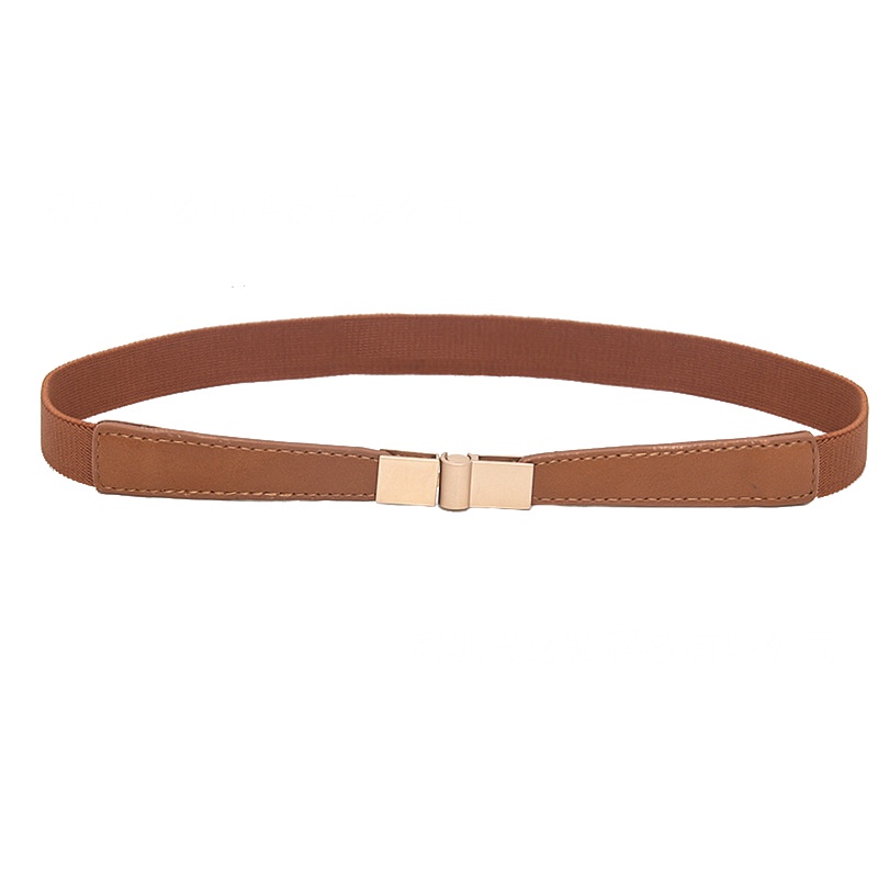 Thắt Lưng Co Giãn Màu Trắng/Đen/Đỏ Cho Nữ